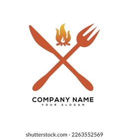 Icono de plantilla de diseño del logotipo del restaurante