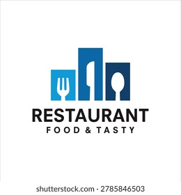 Restaurant logo design template illustration vector