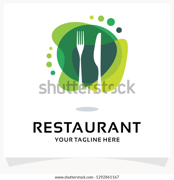 Restaurant Logo Design Template Inspiration Stock Vector (Royalty Free