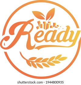 Plantilla de diseño del logotipo del restaurante, logotipo del logotipo de la comida, círculo 