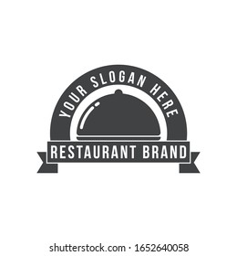 Restaurant logo design vector illustration
