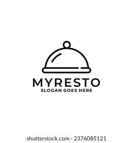 Restaurant logo design vector illustration