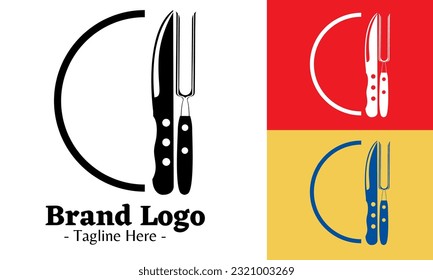 Restaurant logo design vector, modern logos concept
