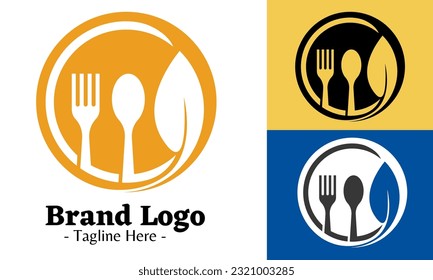 Vector de diseño del logotipo del restaurante, concepto de logotipos modernos