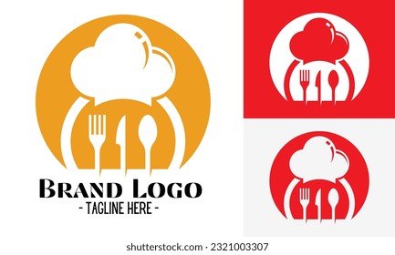 Restaurant logo design vector, modern logos concept