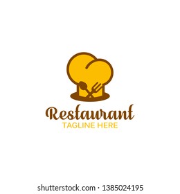 Restaurant Logo Design Vector Template