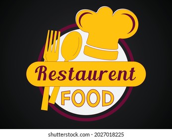 Plantilla de vectores de diseño de logotipos de restaurante