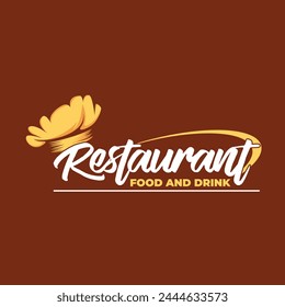 Restaurant Logo Elegant Stylized with Chef's Hat