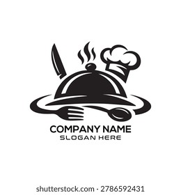 Restaurant logo elevates culinary branding with a sophisticated, appetite-inducing design. Ideal for modern eateries, this premium Restaurant logo commands attention, making this unforgettable Restaurant logo perfect for high-end dining and food branding.