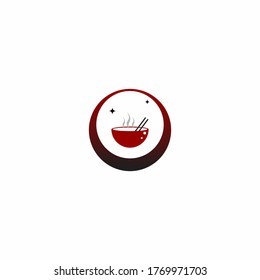 Restaurant-Logo , Lebensmittel in Circle Logo-Vektorgrafik.