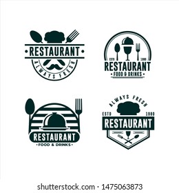 Restaurant Logo Food Drinks Collections