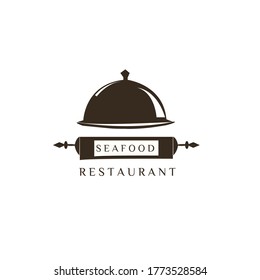 Restaurant logo for food and drinks with a white background