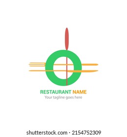 Restaurant logo, food logo, fresh food logo, dinner, breakfast, hotel, lunch.