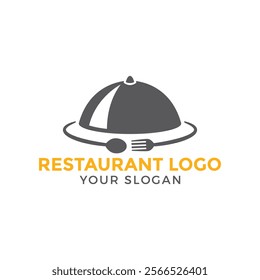 Restaurant Logo Food Service Vector Logo Stock Vector.