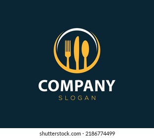 Restaurant Logo. Food Logo Template.