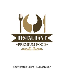 logotipo del restaurante, vector del logotipo del alimento