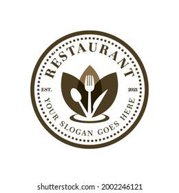 logotipo del restaurante, vector del logotipo del alimento
