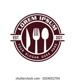 logotipo del restaurante, vector del logotipo del alimento