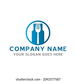 logotipo del restaurante, vector del logotipo del alimento