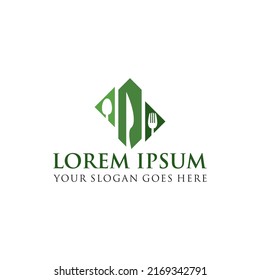 logotipo del restaurante, vector del logotipo del alimento