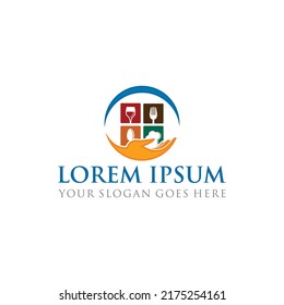 restaurant logo , food logo vector