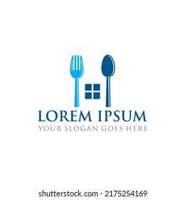 Restaurantlogo, Lebensmittellogo, Vektorgrafik