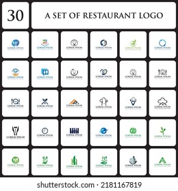 logotipo del restaurante, vector del logotipo del alimento