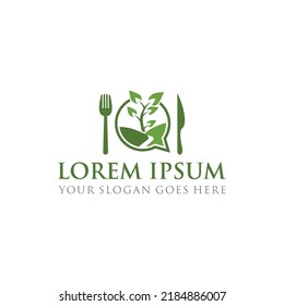 Restaurantlogo, Lebensmittellogo, Vektorgrafik