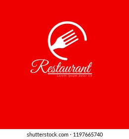 restaurant logo with fork