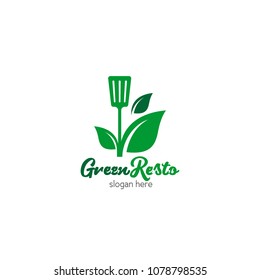 Restaurant logo icon design template. cafe or resto emblem vector illustration