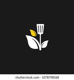 Restaurant logo icon design template. cafe or resto emblem vector illustration