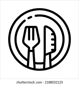 restaurant logo icon vector illustration