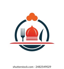 logotipo del restaurante icono Ilustración vectorial utilizable
