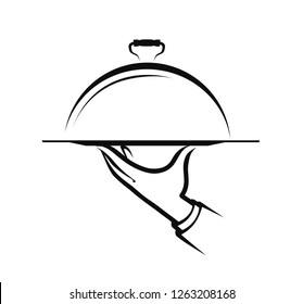 Restaurant Logo Or Label. Menu, Food Service Symbol. Vector Illustration