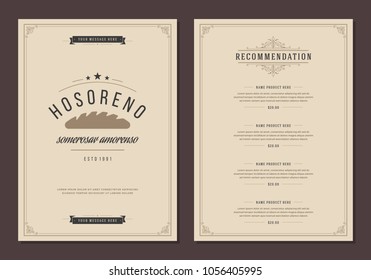 Coffee Shop Logo Menu Design Vector Stock Vector (Royalty Free) 1007237896