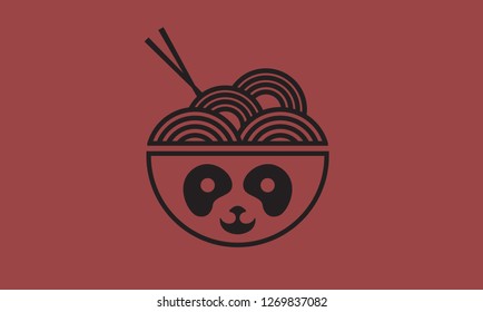 restaurant logo noodels panda