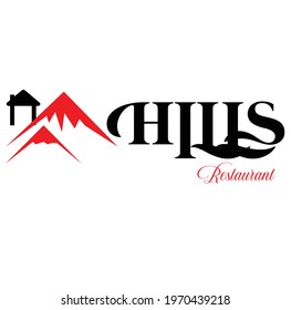A restaurant logo on a hill station