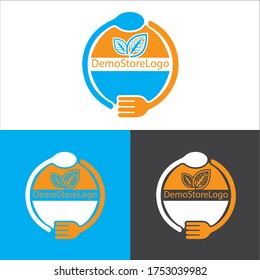 Restaurant-Logo, Restaurant-abgerundetes Logo 