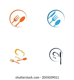 restaurant logo set vector illustration design template