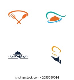 restaurant logo set vector illustration design template