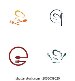 restaurant logo set vector illustration design template