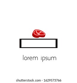 restaurant logo with a simple concept. suitable for various design purposes.