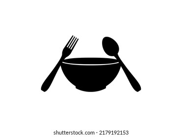 Restaurant Logo simple silhoutte design