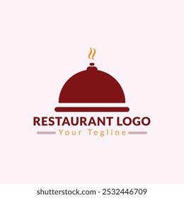 Restaurant logo with spoon and fork icon, modern concept of lines. Restaurant logo, vintage dine logo, royal luxury restaurant logo. Arabian style badge. Halal food, cooking logos, restaurant elements