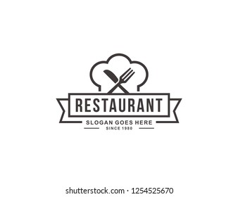Restaurant logo template