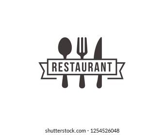 Restaurant logo template