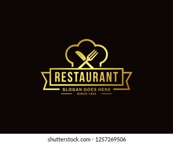 Restaurant logo template