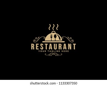 Restaurant logo template, Chef logo Designs Inspiration