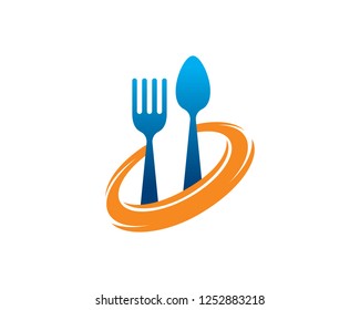 Restaurant Logo Template Design Vector, Emblem, Concept Design, Creative Symbol, Icon