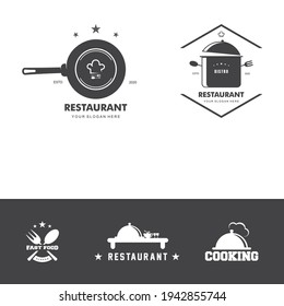  restaurant logo logo template design. Vector illustration